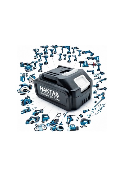 Haktaş 36v 3.0 Ah Yedek Akü Batarya - Tüm Haktaş Şarjlı El Aletleri İle Uyumlu