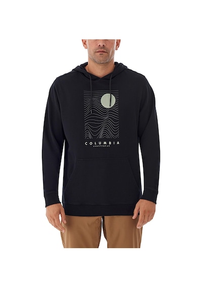 Columbia Csc Linear Drifts Erkek Kapüşonlu Sweatshirt-7445 Siyah