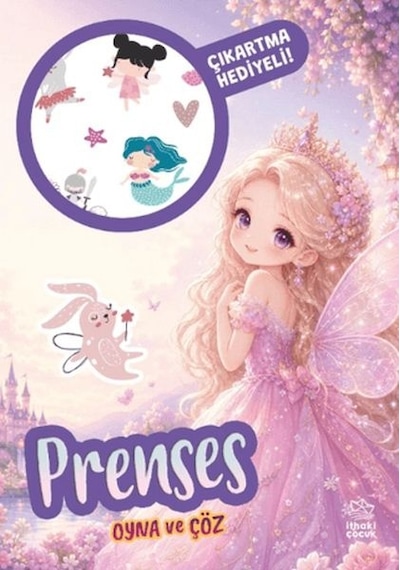 Prenses - Oyna Ve Çöz Çıkartmalı Etkinlik Kitabı - Dppq-901234