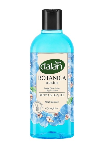 Botanica Orkide Banyo Ve Duş Jeli, 500ml, Mavi Diğer
