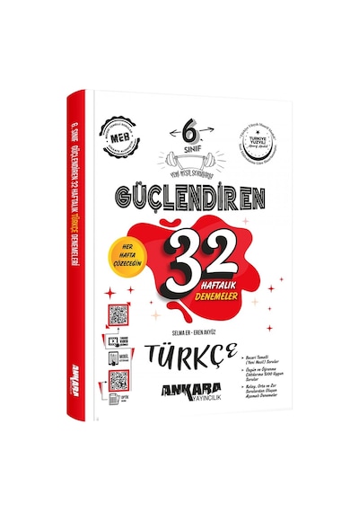Ankara 2026 6. Sınıf Türkçe Güçlendiren 32 Haftalık Deneme Güncel Müfredat
