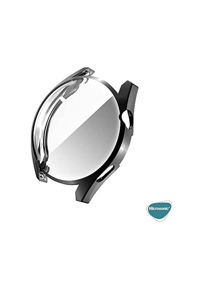 42mm Için Kılıf 360 Full Round Soft Silicone Şeffaf Gt3 42mm İle Uyumlu Kılıf - Şeffaf