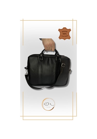 Bag Ard Bagard Maya Hakiki Deri Laptop Evrak Çantası Siyah