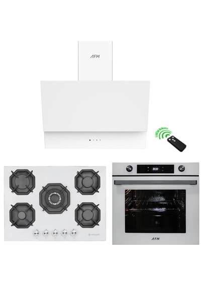 Eminçelik ve AFM Tech 22 386 + FM7701 + FM3401 Ankastre Set Beyaz Eminçelik ve AFM Tech 22 386 + FM7701 + FM3401 Ankastre Set Beyaz