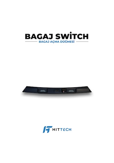 Land Rover ve Jaguar Uyumlu Çıtalı LED Bagaj Açma Düğmesi Butonu Switch OEM LR020189