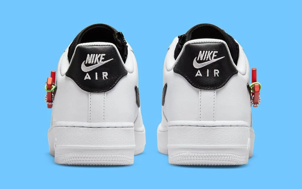 Nike Air Force 1 Low Carabiner Swoosh Red Spor Ayakkabı Çok Renkli