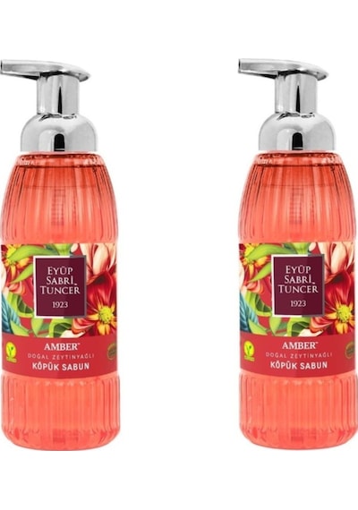 Eyüp Sabri Tuncer Zeytinyağlı Amber Köpük Sabun 500ml X 2 Adet