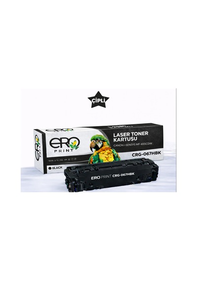 Canon Mf-655cdw Uyumlu Toner - 3100 Sayfalık - Çipli Siyah Toner