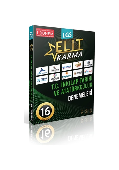 8.Sınıf LGS 1.Dönem Elit Karma T.C İnkılap Tarihi ve Atatürkçülük 16'lı Deneme- PRF Paraf Yayınları