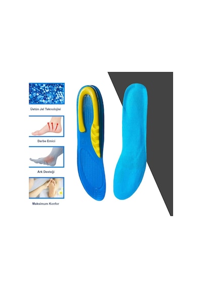 Gel Comfort GC12 Ortopedik Jel, İş ve Botlar İçin Ayakkabı Tabanlığı