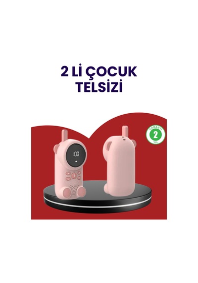 Uzun Menzilli Bebek Telsizi Vox Modlu, Renkli Lcd Ekranlı - Lisinya