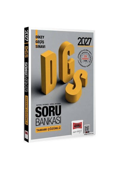 Yargı Yayınları 2027 Dgs Sayısal - Sözel Yetenek Tamamı Çözümlü Soru Bankası