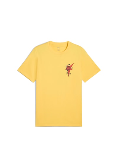Puma - Road To Unıty Erkek Grafik Tişört 629617 55 - SARI Sarı