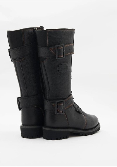 Harley Davidson Belhaven Waterproof Black Kadın Çizme Siyah