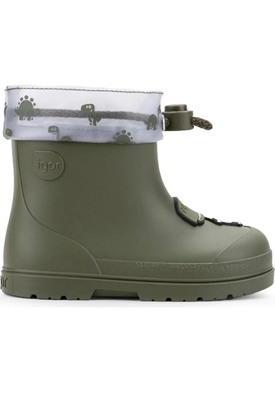 Igor Cc336-042 Mendi Dino Borreguito Çocuk Yağmur Çizmesi Haki