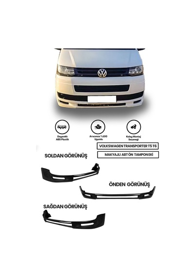 Transporter Makyajlı T5-t6 Abt Ön Ek Plastik