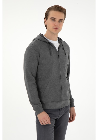 U.s. Polo Assn. Erkek Antrasit Melanj Hırka Örme 50293447-vr081 Antrasit Melanj U.s. Polo Assn. Erkek Antrasit Melanj Hırka Örme 50293447-vr081 Antrasit Melanj