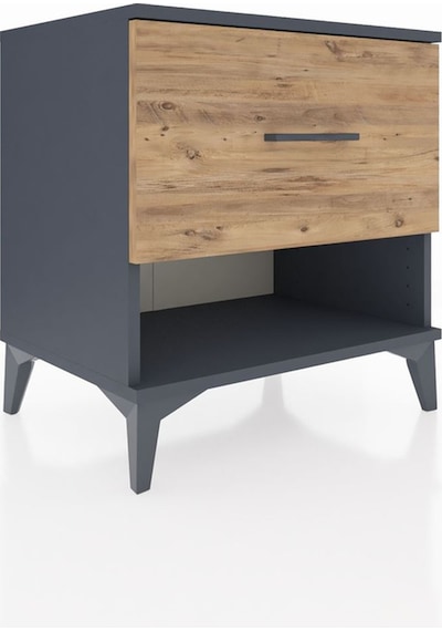 Hyperion Komodin Tek Çekmeceli 60x44x64 Antrasit-çam Antrasit