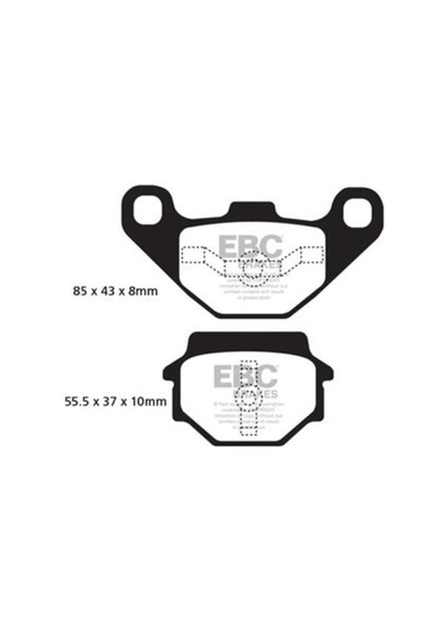 Ebc Fa251 Husqvarna Te350/510/610 90-91 Ön Fren Balatası