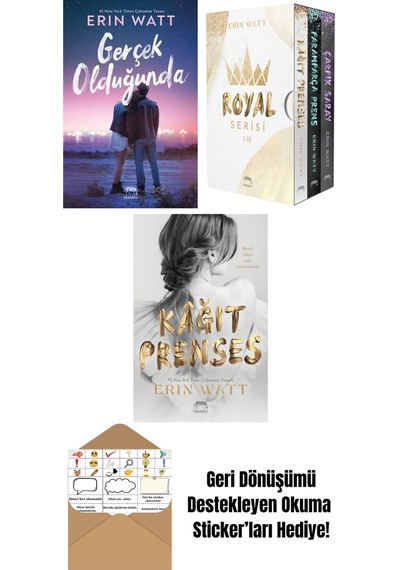 Çatlak Krallık Royal Serisi 6. Kitap + Düşmüş Vâris Royal Serisi 5. Kitap + Lekeli Taç Royal Serisi 4. Kitap