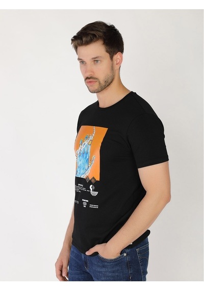 Roberto Cavalli Erkek Tshirt /M.Rob.0421.14023 Siyah