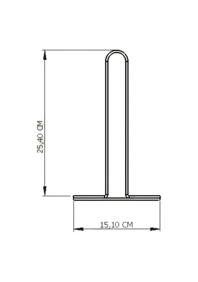 Edora Home Gümüş Kağıt Rulo Havluluk - Metal Paslanmaz Gümüş