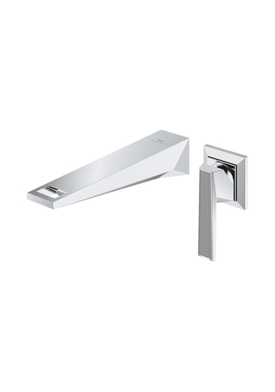 Grohe Allure Brilliant Private Collection 2 Delikli Duvardan Lavabo Bataryası M Boyut Krom 29517000 Gümüş