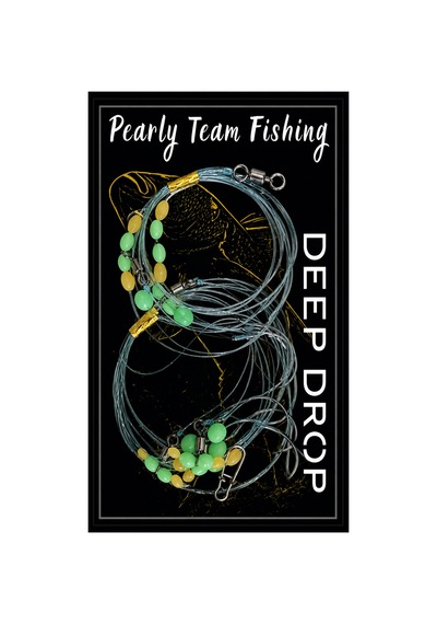 Pearly Team Fishing - Deep Drop Takımı 6 İğneli Şeffaf - 929494625