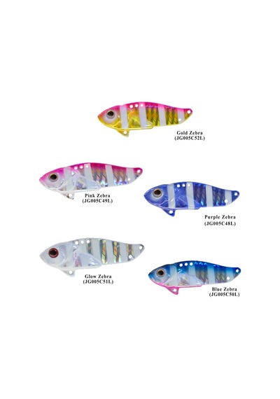 Strike Pro Jg-005 C Cyber Vibe Zebra Color 4,5Cm 9,1Gr Jig (389501900)