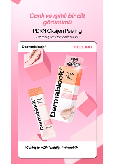 Pdrn Somon Dna Yenileyici Köpüren Maske Peeling Pdrn O2 Peel X4 Adet