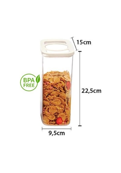 Moonstar 12 Li Süper Set Saklama Kabı Erzak Kabı Seti 2250 Ml-Max Çok Renkli