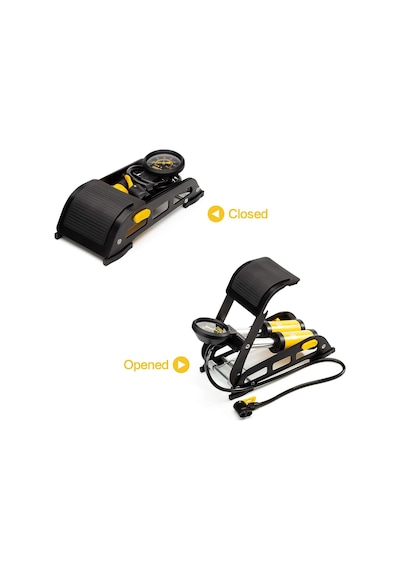 Pro Seri Çift Piston Ayak Pompası Bisiklet, Top, Motorsiklet ,araba,karavan,minübüs Bot Şişirme.