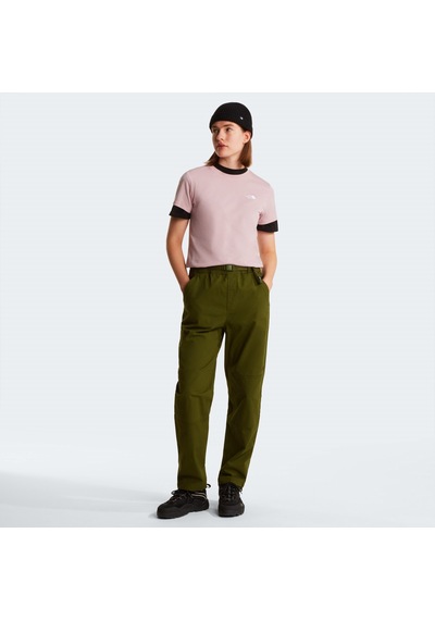 The North Face W Evolution Simple Dome Slm Short Sleeve Kadın T-shirt-32636 Pembe