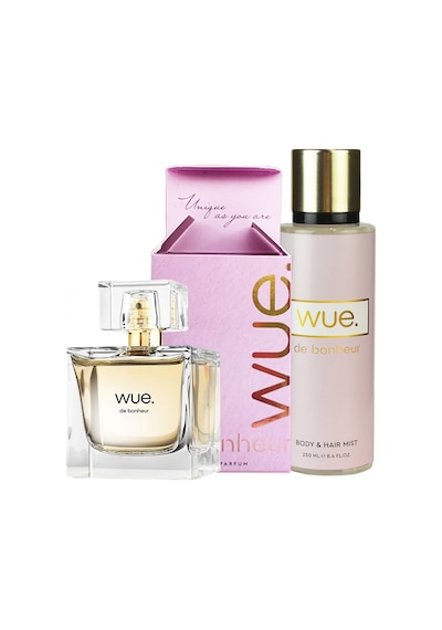 Wue De Bonheur Kadın Parfüm EDP 50 ML + Vücut Spreyi 250 ML
