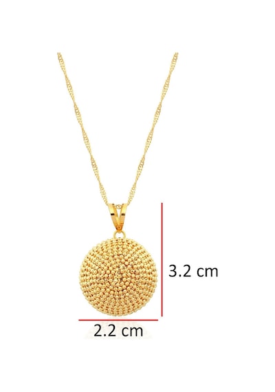 Küre Altın Kolye / 22 Ayar Sarı