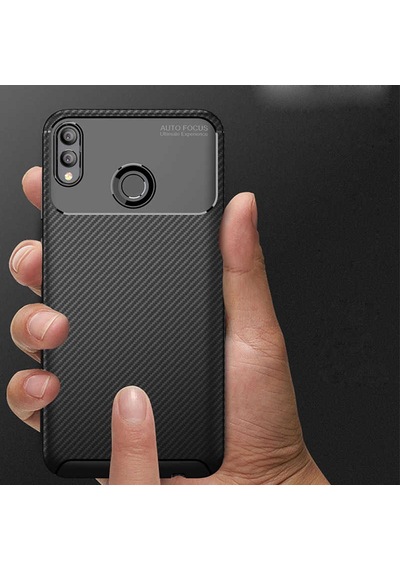 Huawei Honor 8x Kılıf Zore Negro Silikon Kapak Siyah