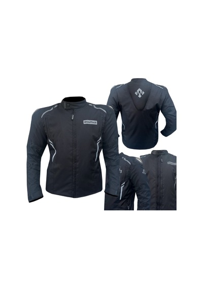 Windtech Mnt-000081 Windtech Orion Hörgüçlü Mont Siyah Gri Dört Mevsim Windtech Mnt-000081 Windtech Orion Hörgüçlü Mont Siyah Gri Dört Mevsim