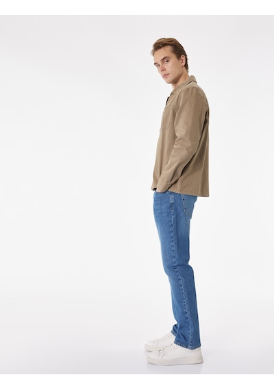 Koton Pamuklu Düz Paça Normal Bel Straight Fit Jean Pantolon - Mark Jean Orta İndigo 6sam40161nd Koton Pamuklu Düz Paça Normal Bel Straight Fit Jean Pantolon - Mark Jean Orta İndigo 6sam40161nd