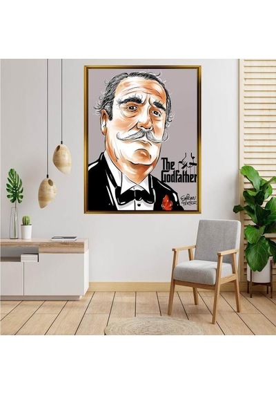 Altın Çerçeveli Tablo Zd1163