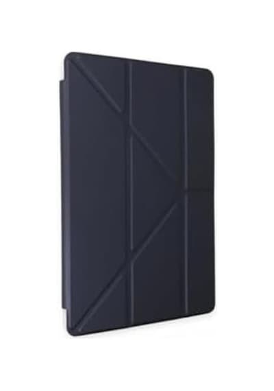 Galaxy Tab S9 Fe Plus 12.4" İle Uyumlu Kalem Bölmeli Uyku Modlu Silikon Kapak Kılıf, Lacivert