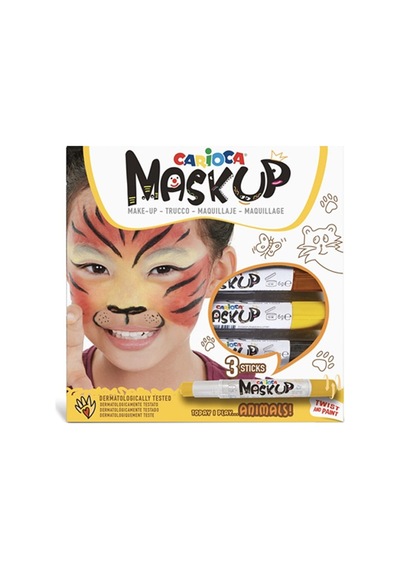 Carioca 43048 Yüz Boyası 3 Renk Animals Karışık