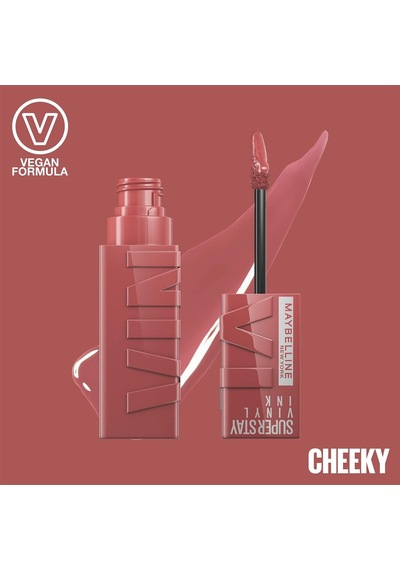 New York Super Stay Vinyl Ink Uzun Süre Kalıcı Likit Parlak Ruj 35 Cheeky & Mini Tattoo Liner Gel Pencil Makyaj Seti Belirtilmemiş