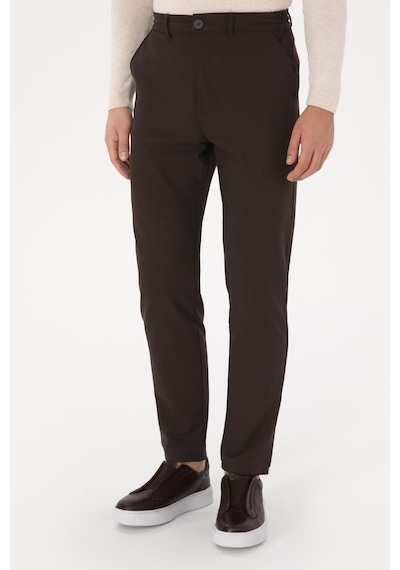 U.s. Polo Assn. Erkek Kahverengi Pantolon Kanvas-chino 50311987-vr029 Kahverengı