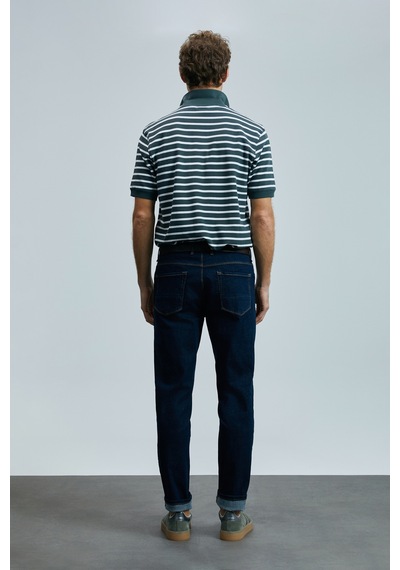 Lufian Frencesco Smart Jean Erkek Pantolon Slim Fit Mavi Mavi 111200186100300 Mavi