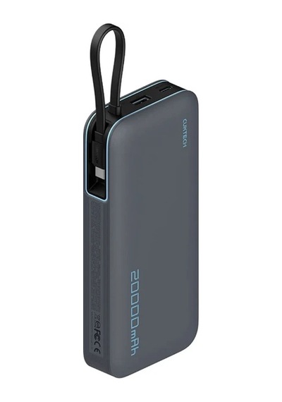 Cuktech 25 Powerbank 20000 Mah 55 W Pd3.0 Hızlı Şarj 2 Port Type-C + Usb-A Taşınabilir Şarj Cihazı
