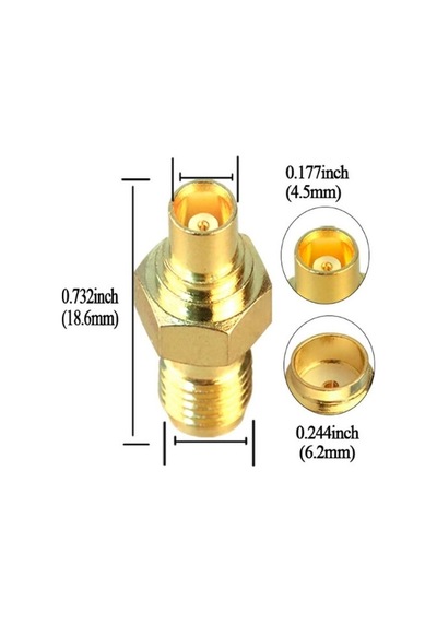 Sma Dişi - Mcx-kk Dişi Coaxial Konnektör
