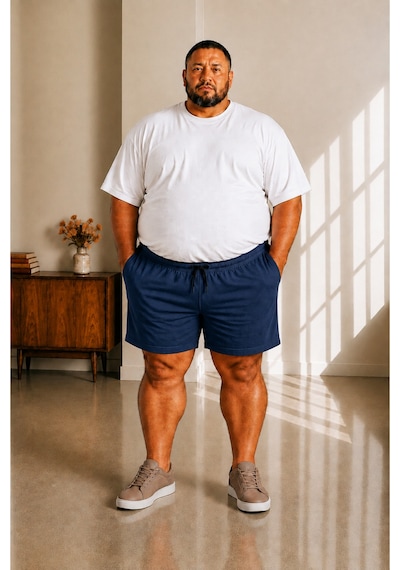 Sngl Tekstil Erkek Büyük Beden Şort 3xl 4xl 5xl 6xl 7xl 8xl 9xl Lacivert