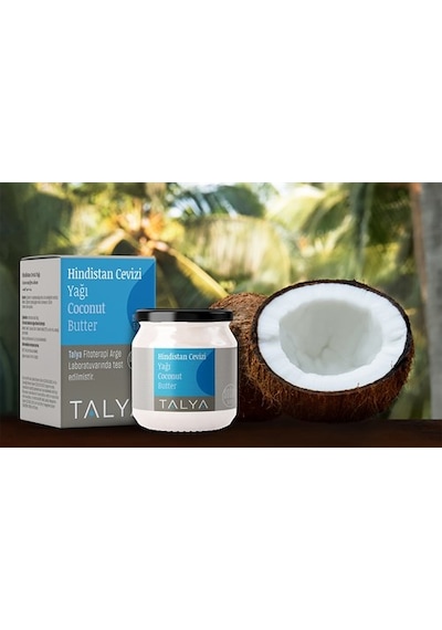 Talya Soğuk Sıkım %100 Saf ve Doğal Katı Hindistan Cevizi Yağı 150 ML