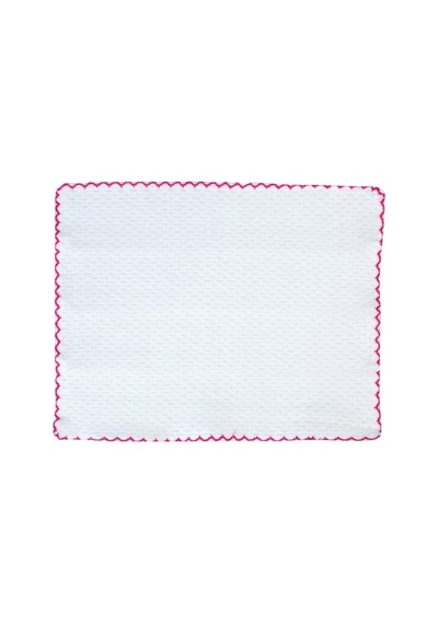 Bebekevi 755 6 Parça Penye Mendil 25 x 25 CM Pembe