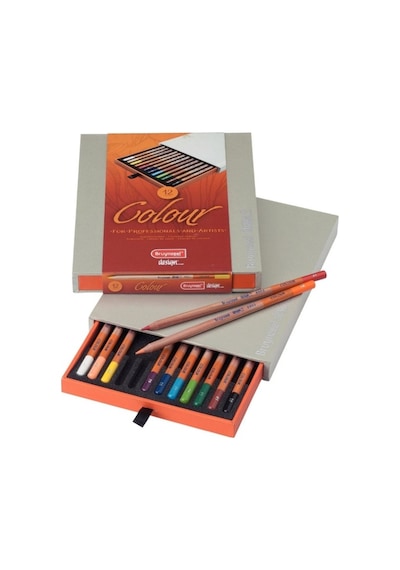Bruynzeel Design Seri Sanatsal Kuru Boya Kalem Seti 12li Lüx Kutu B8805h12 Diğer